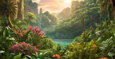 Representación artística de 20 plantas en peligro