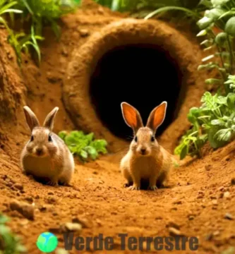 Ilustración colorida de 17 animales excavadores en un entorno subterráneo