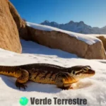 Reptiles como serpientes y lagartos en un burrow subterráneo cálido