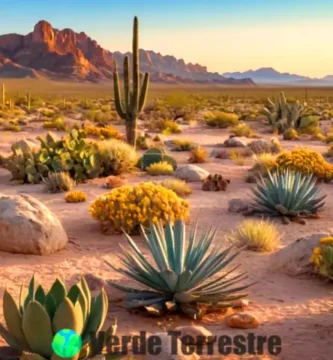 Ilustración de portada que muestra 25 plantas de desierto
