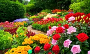 Compilación vibrante de 30 flores hermosas en un jardín luminoso