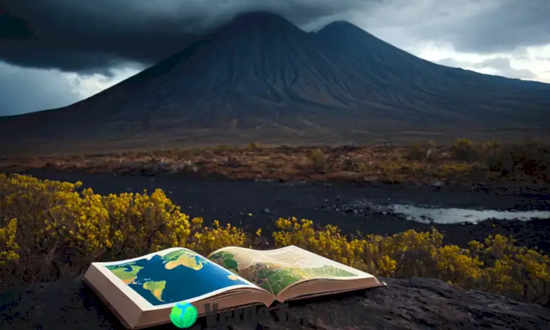 Portada de libro con un paisaje oscuro que representa los 10 lugares más peligrosos del mundo