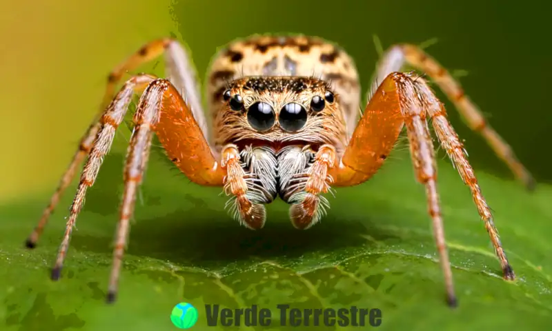 Ilustración detallada de la anatomía de una araña