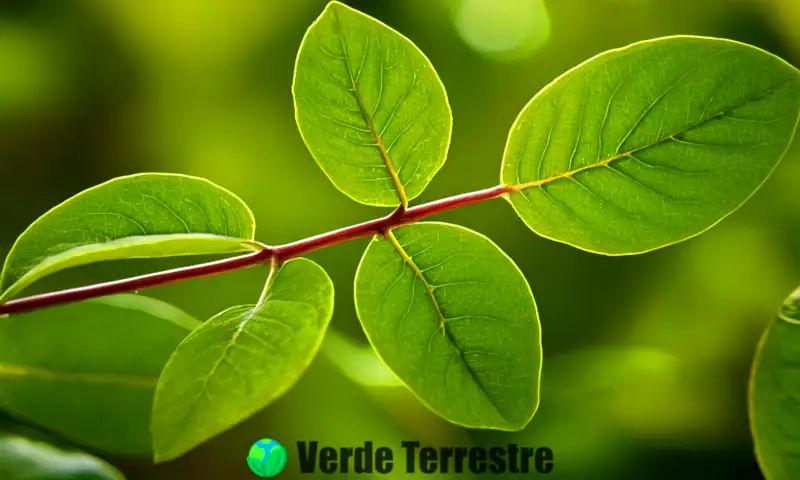 Ilustración educativa de un tallo de planta en corte transversal