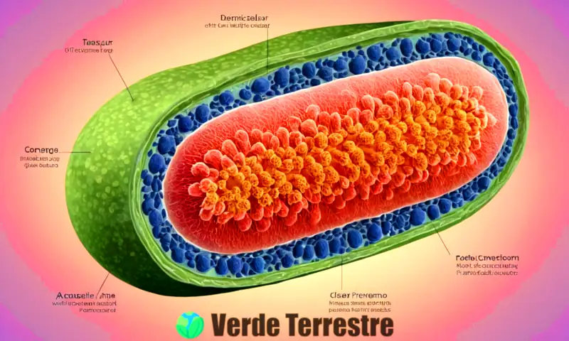 Diagrama educativo que muestra vacuolas en células vegetales y animales, junto a organismos unicelulares como amebas, con colores vibrantes y etiquetas