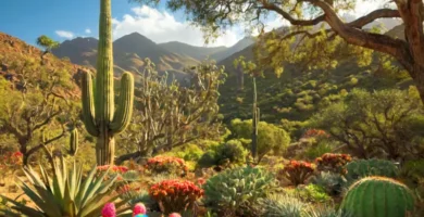 Diversas vegetaciones que incluyen selvas tropicales