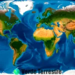 Mapa colorido de las zonas bioclimáticas de la Tierra